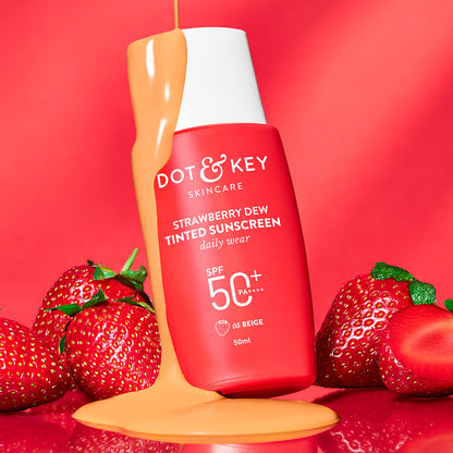 Strawberry Dew Tinted Sunscreen SPF 50+ PA++++