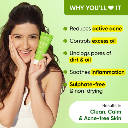 Cica + Salicylic Gel Face Wash 100g - Pack of 2