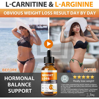 Weight management with L-carnitine drops