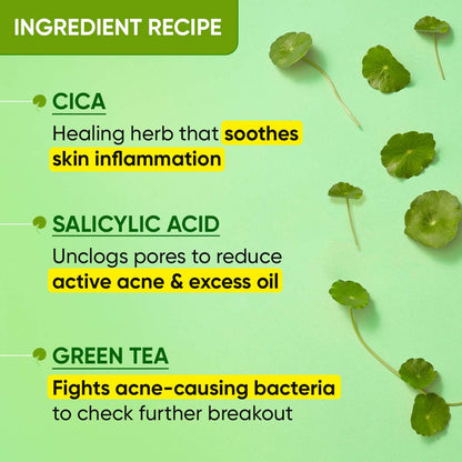 Cica + Salicylic Gel Face Wash 100g - Pack of 2