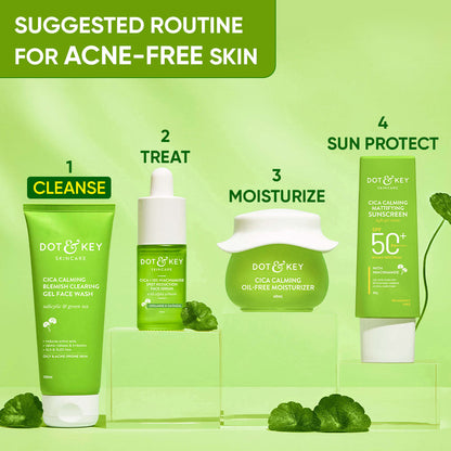 Cica + Salicylic Gel Face Wash 100g - Pack of 2