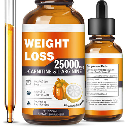 Weight management with L-carnitine drops