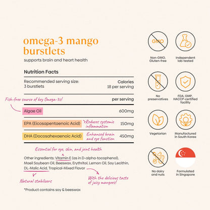 Omega-3 Mango Burstlets