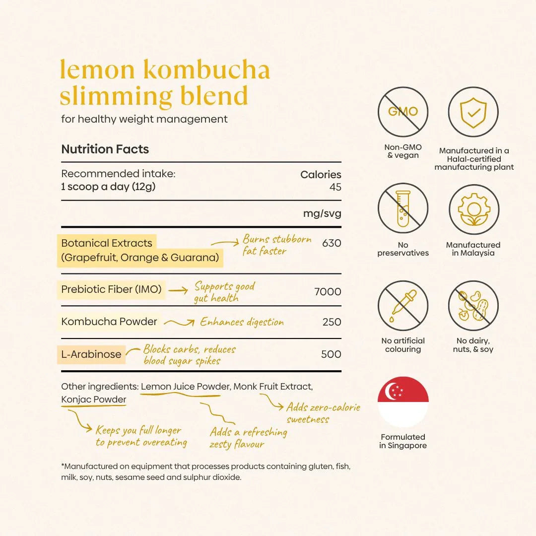Lemon & Kombucha Slimming Blend [Pre-Order]