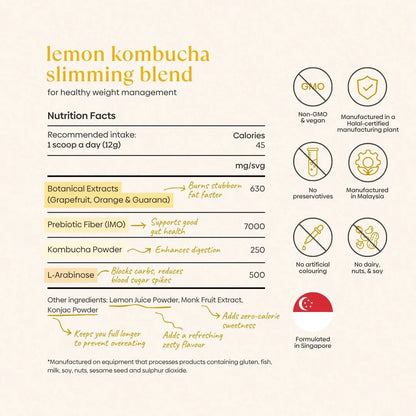 Lemon & Kombucha Slimming Blend [Pre-Order]