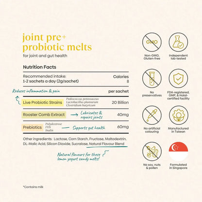 Joint Pre+Probiotic Melts