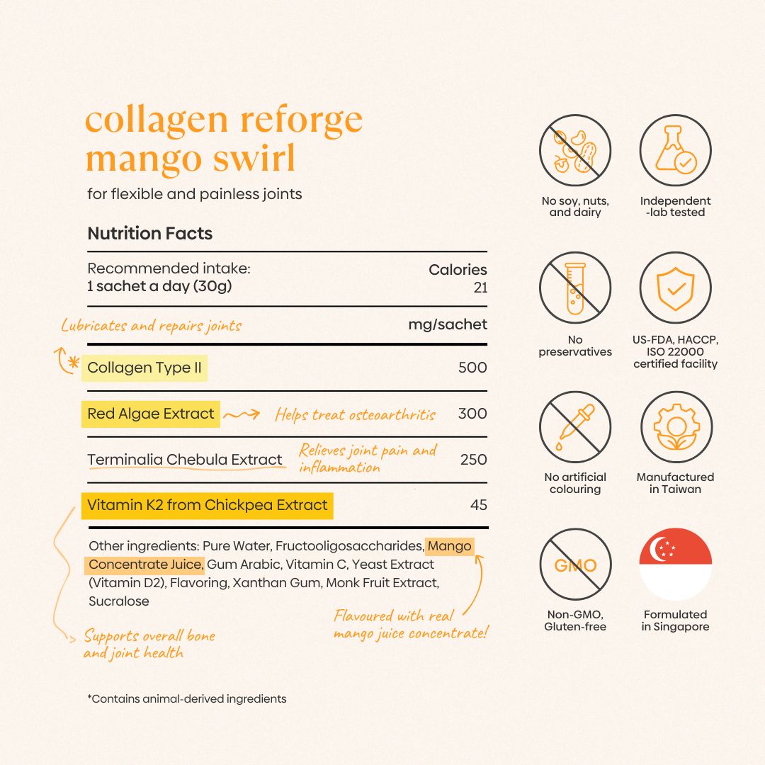 Collagen Reforge Mango Swirl